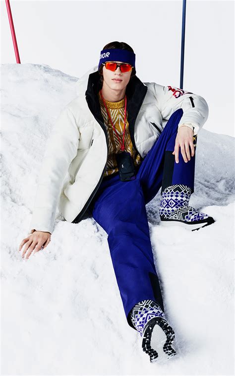 dior スノーボード|Dior ski outfit.